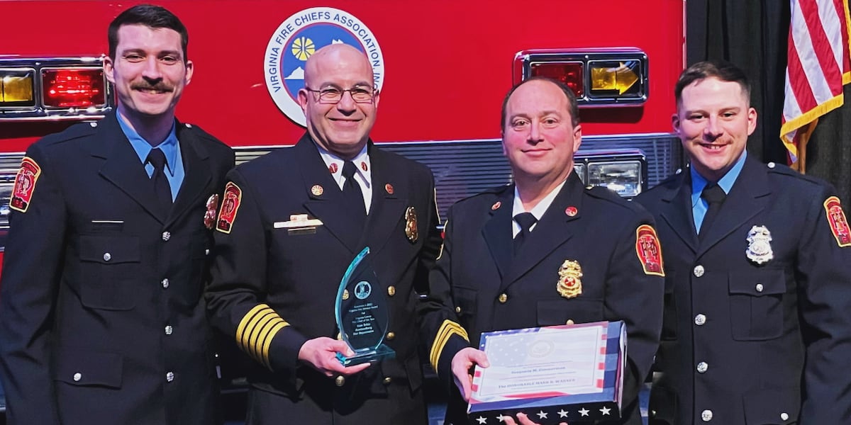 Chief Ryan Rizzuto Local fire chiefs honored by Governor