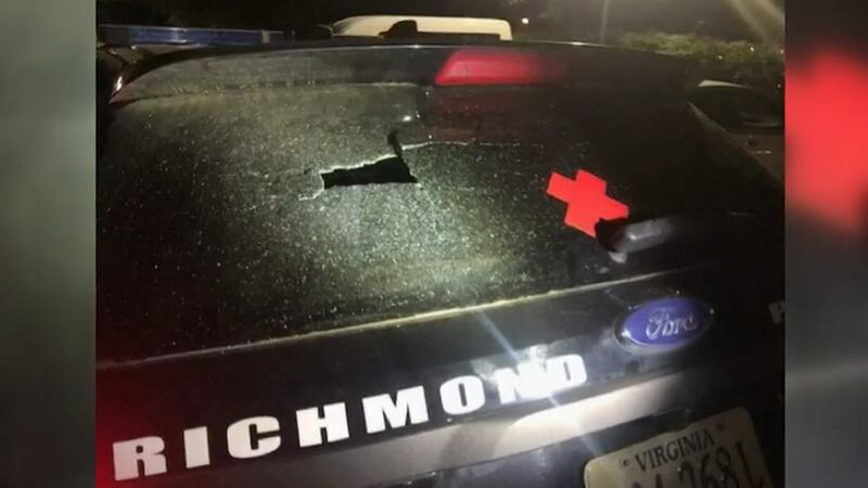 Damaged Rpd Richmond police searching for suspects who attacked officer, damaged ...