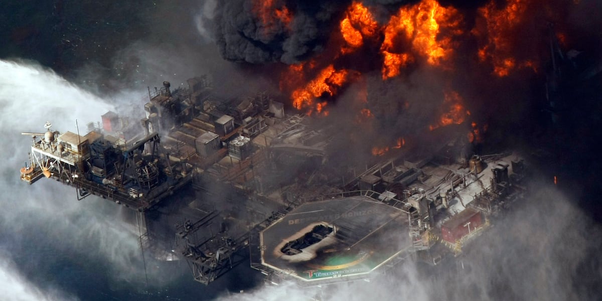 Steam Explosion Rig This Day in History: Deepwater Horizon oil rig explosion causes major ...