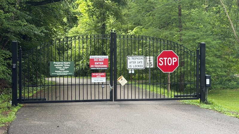 First responders said two children reportedly got swept down the creek at a popular swimming...