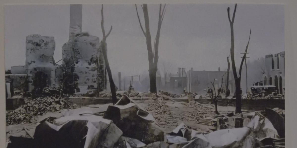 100 years later: Remembering the fire that nearly wiped out Franklin