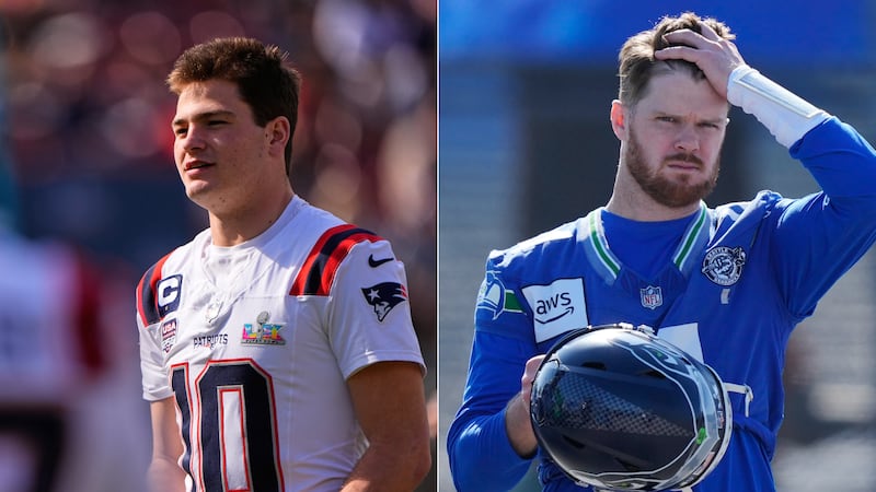 Quarterbacks Drake Maye and Sam Darnold go head-to-head in Super Bowl 60.
