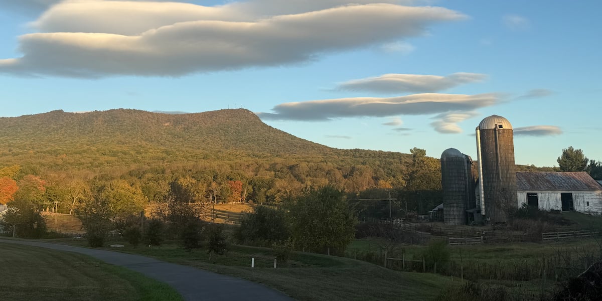 Lenticular Clouds across the area Wednesday