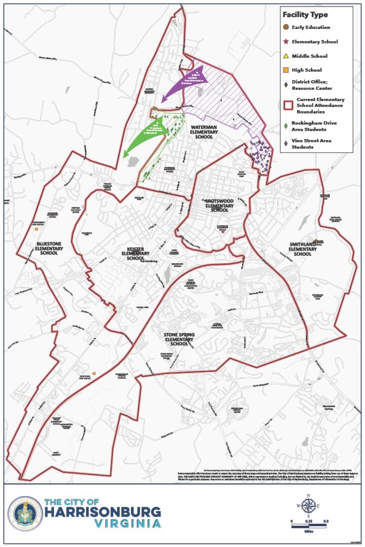 Harrisonburg City Public Schools prepares for possible redistricting