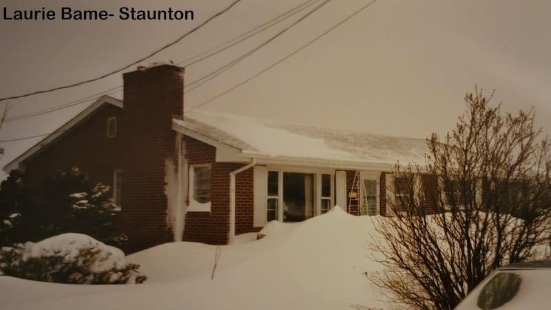 Snow and drifts in Staunton