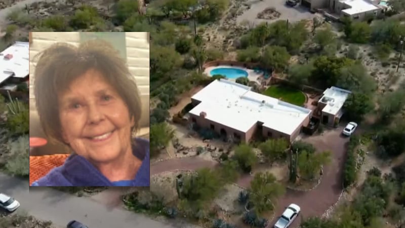 Pima County Sheriff Chris Nanos said 84-year-old Nancy Guthrie was last seen at her home, near...