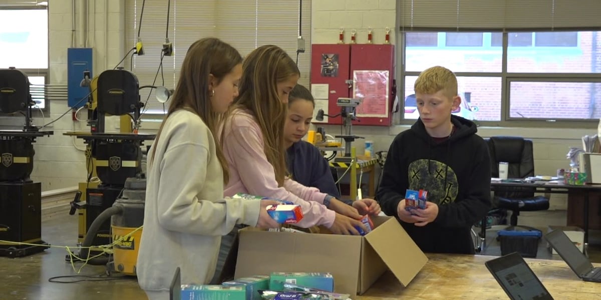 Montevideo Middle School holds supply drive for NC school division impacted by Helene