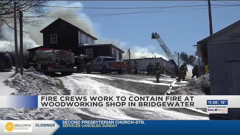 Emergency crews responded to a structure fire in Bridgewater located on Spring Creek Road, at...