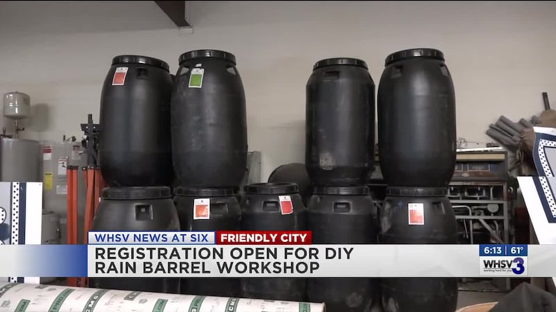 Harrisonburg Public works encourages residents to sign up for ‘Rain Barrel Workshop' by March 18