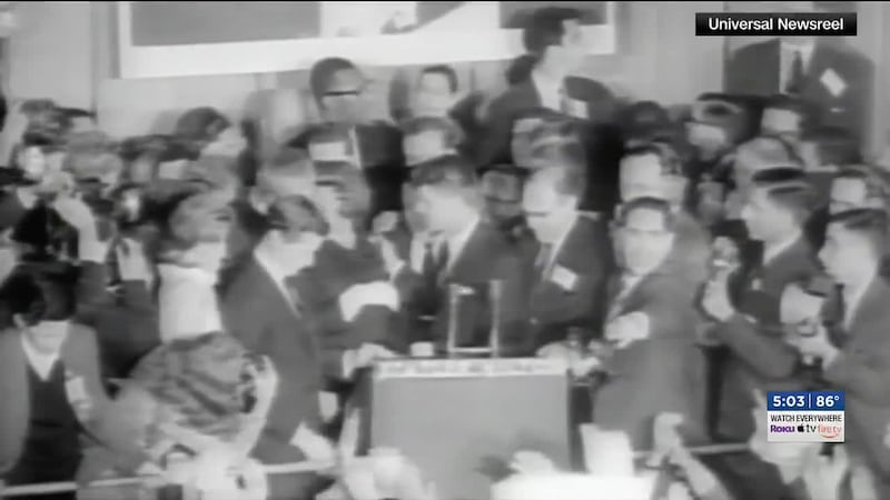 LOS ANGELES (WHSV) - Nearly 60 years ago on June 5, 1968, Robert F. Kennedy Sr. was fatally...