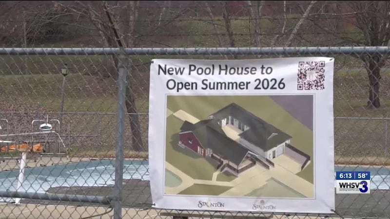 STAUNTON, Va. (WHSV) - Construction is underway in Staunton for the new pool house at Gypsy...