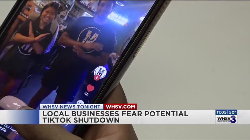 HARRISONBURG, Va. (WHSV) - Popular social media platform TikTok has been on the chopping block...